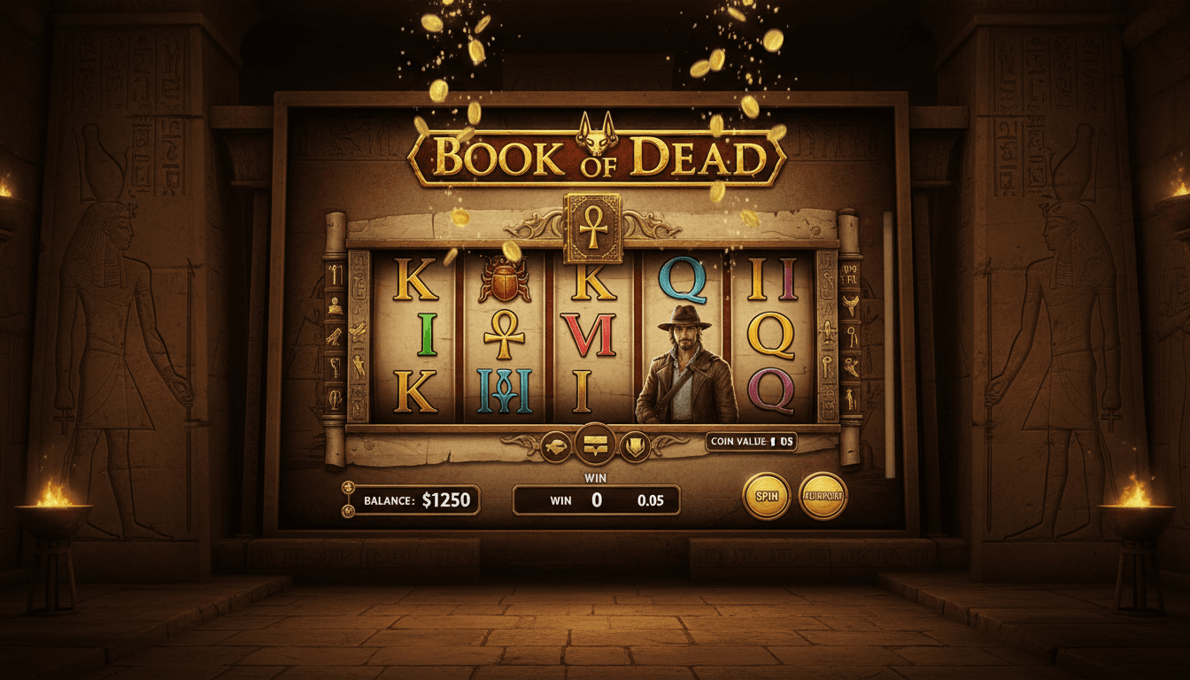 Book of Dead Slot Mechanics and 5-Reel Setup Explained